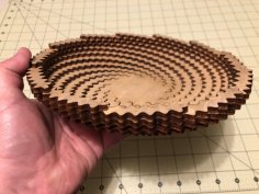 Laser Cut  Spiral Bowl