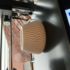 Wavy Plant Pot 3D Printer Model