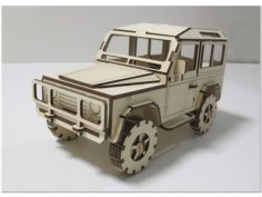 Laser Cut Land Rover Defender DXF File