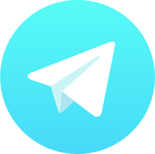 Telegram Logo wektor