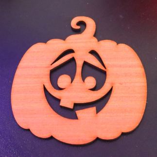 Laser Cut Pumpkin Halloween Coasters DXF File