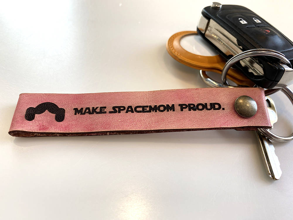 Laser Cut Leather Keychain SVG File