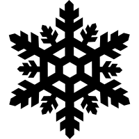 File dxf del fiocco di neve
