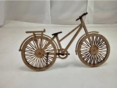 Bicicleta cortada con láser