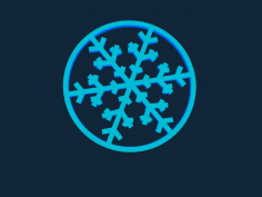 Snowflake-STL-Datei