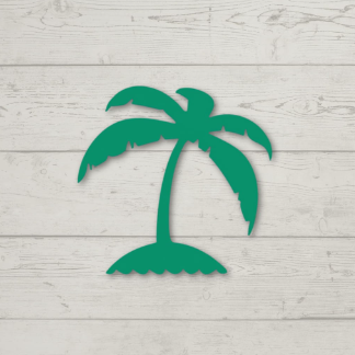 Laser Cut Palm Tree Cutout For Crafts Free Vector