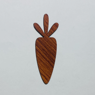 Laser Cut Blank Wood Carrot Cutout For Painting Free Vector