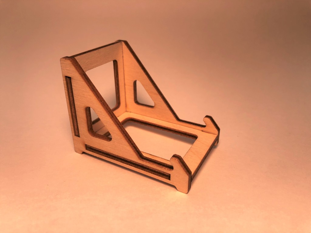 Laser Cut Phone Stand SVG File