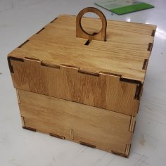 Laser Cut Mason Jar Carry Case SVG File