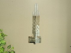 Laser Cut Bismillah Kufic Islamic Arabic Calligraphy Wall Decor