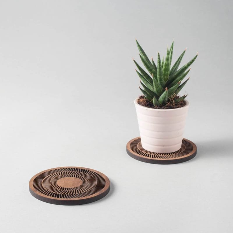 Laser Cut Wooden Trivet Mat Hot Pad