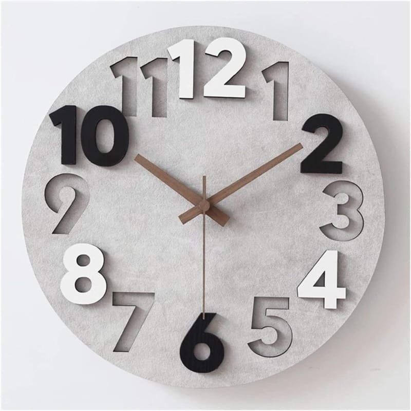 Laser Cut Stylish Modern Wall Clock